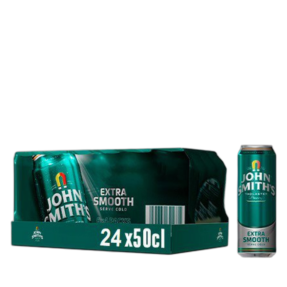 John Smiths Extra Smooth Can 24x500ml bottle