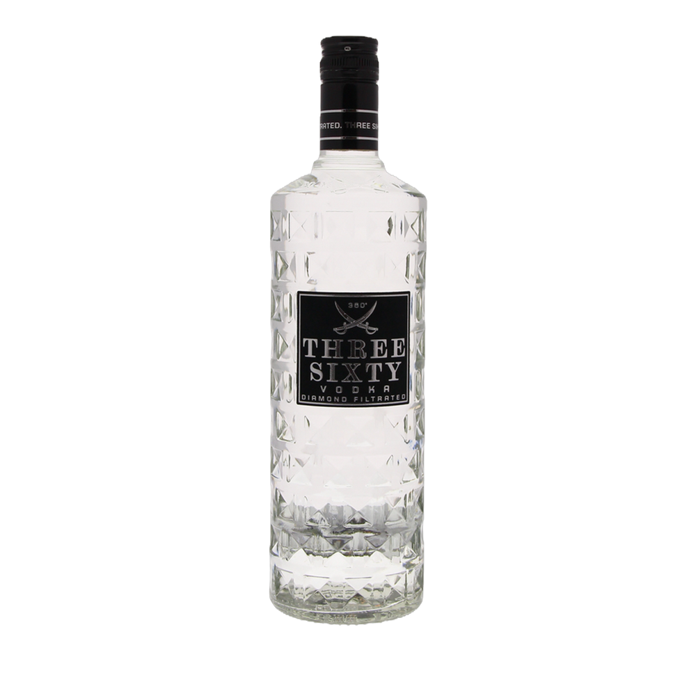 Three Sixty Vodka 6x1L bottle