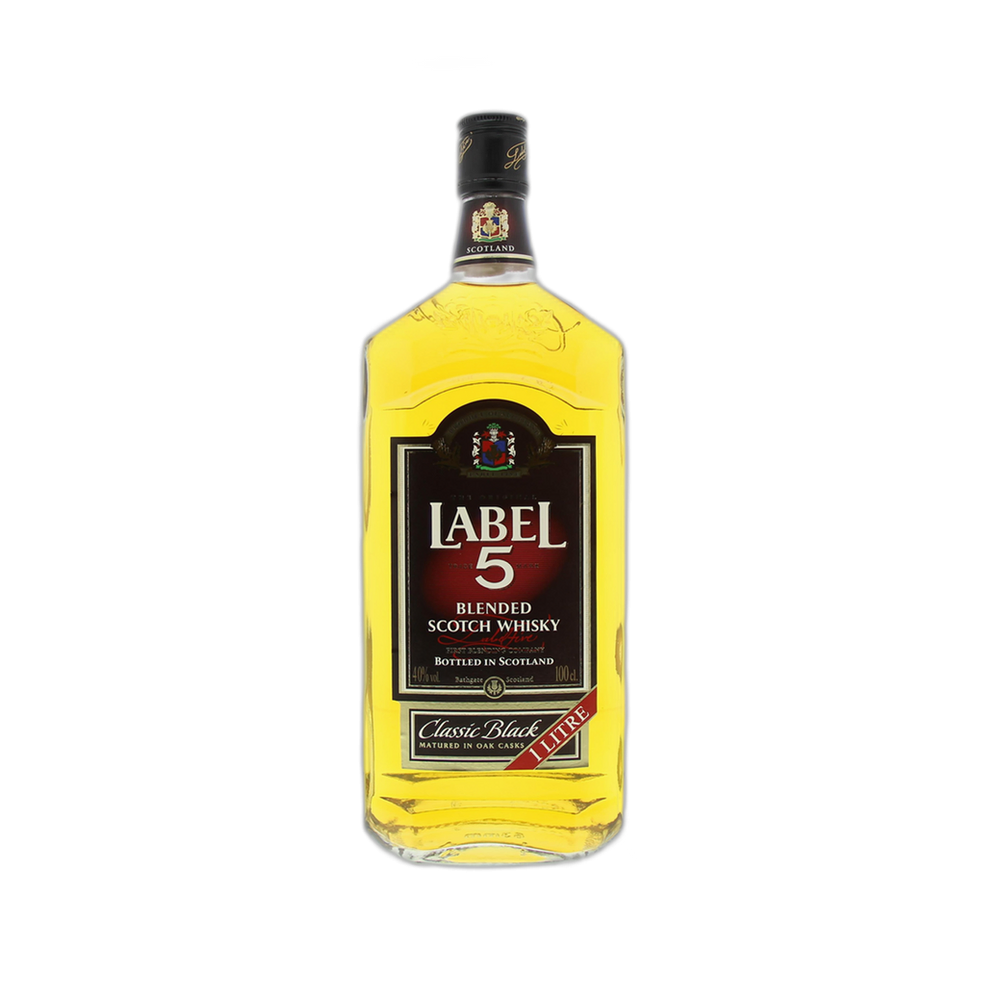 Label 5 Scotch Whisky 6x1L bottle