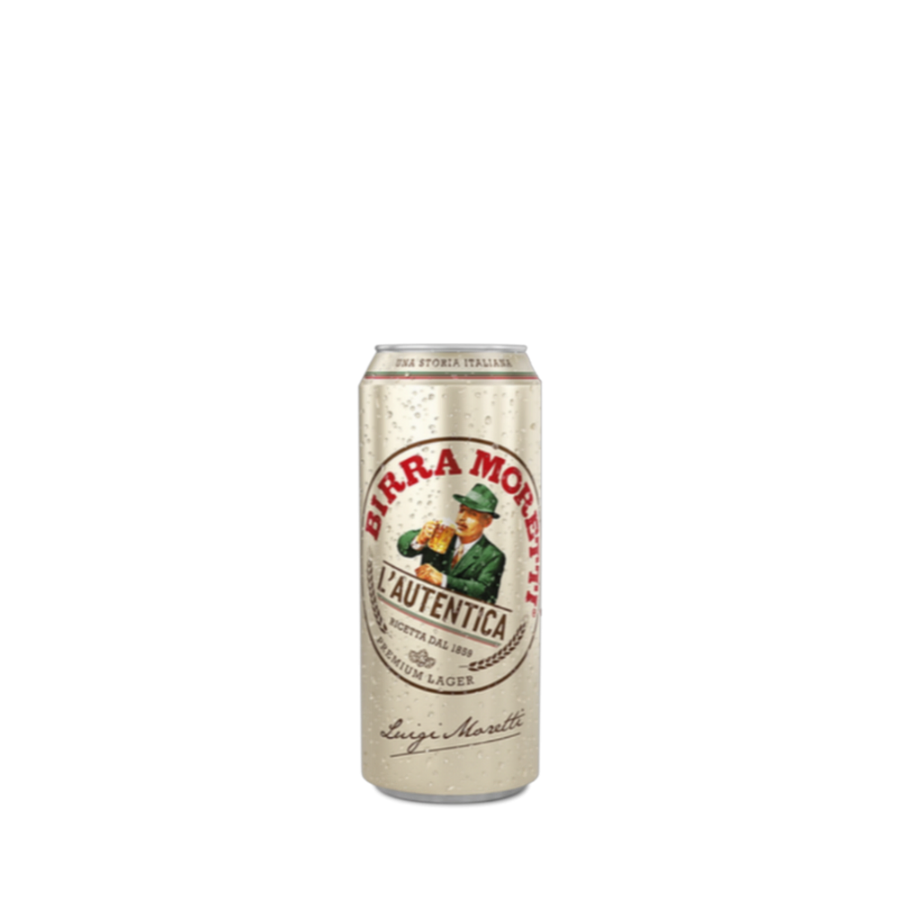 Birra Moretti CAN 24x500ml bottle
