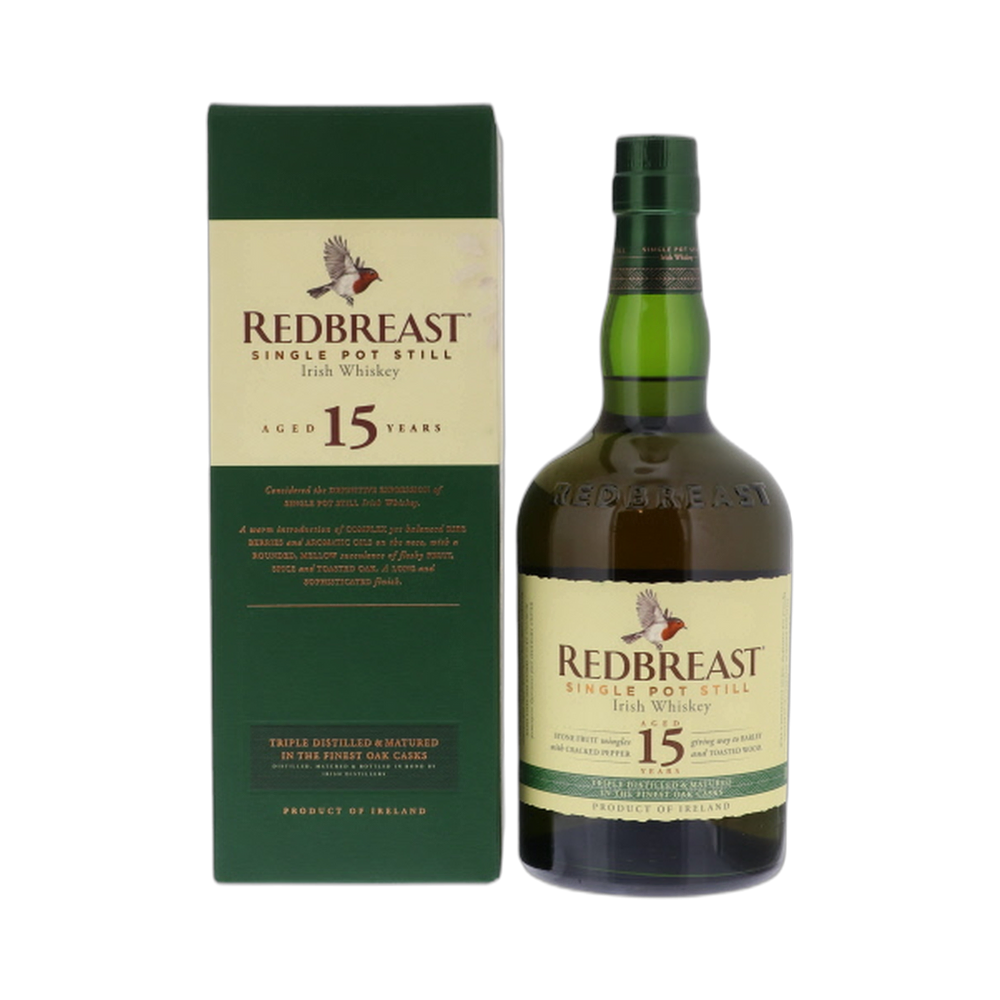 Redbreast 15 Year Old Single Pot Still 3x70cl bottle